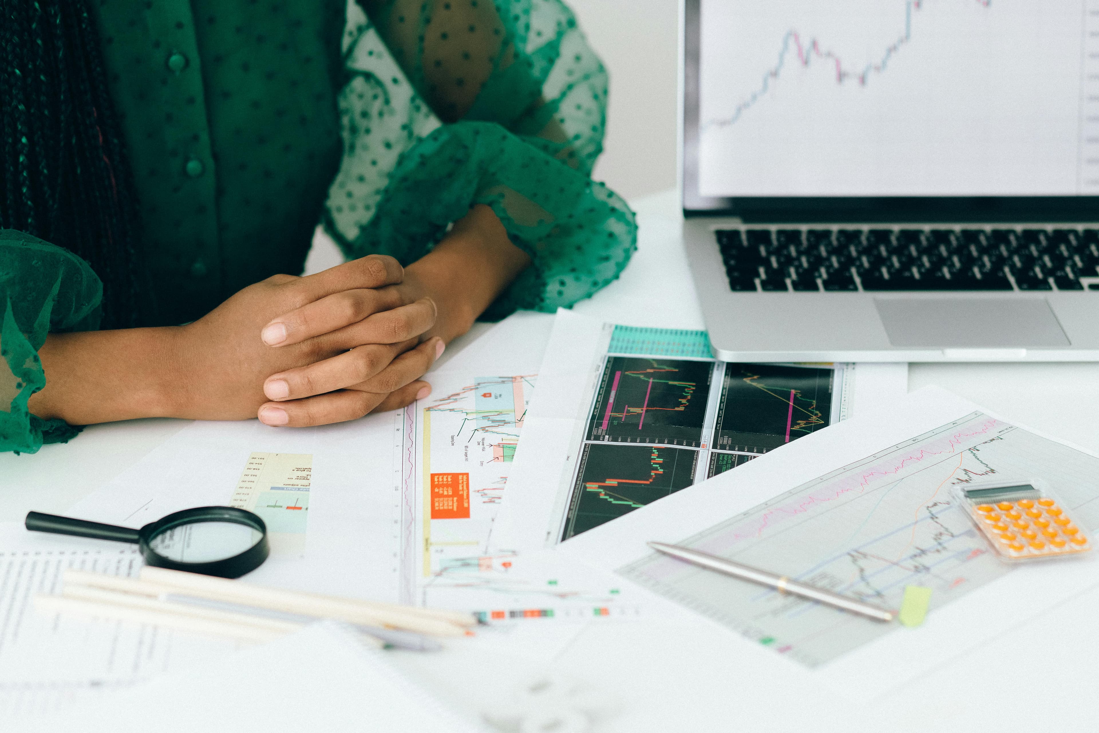 Professionelle Corporate Website auf Laptop-Bildschirm