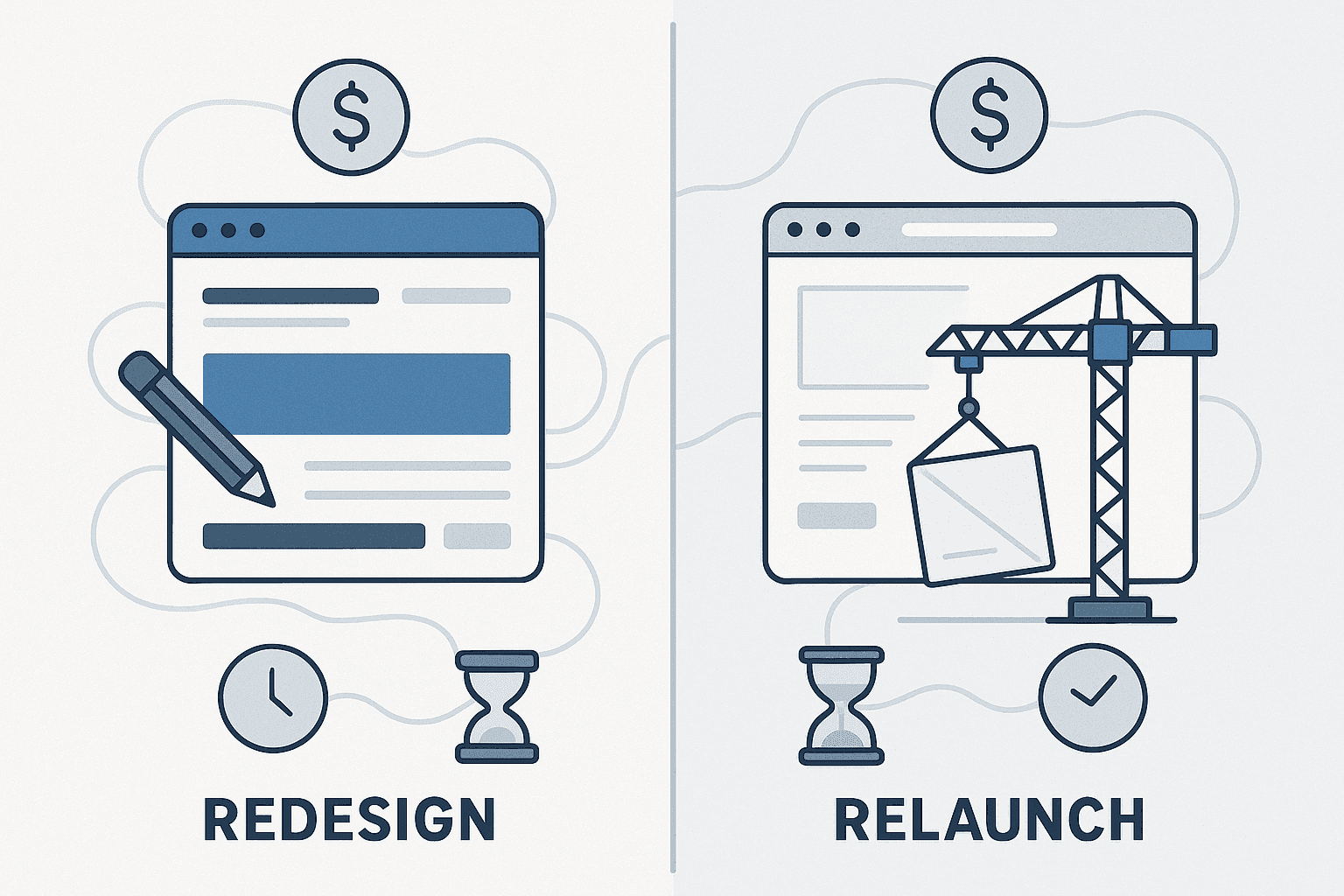 Website Relaunch vs. Redesign: Welche Lösung ist die richtige für dich?